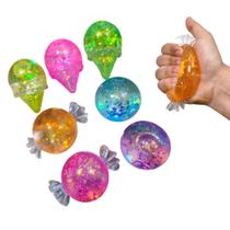 Squishy Mochi Bichinho Macio De Apertar Anti-stress Glitters