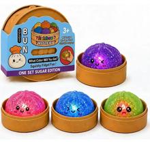 Squishy rainbow mystery dumplings