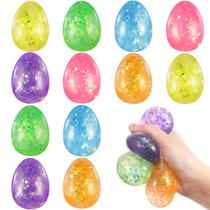 Squishy Toys Easter Eggs Stress Ball 12 peças para crianças Quimsity