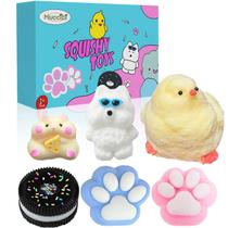 Squishy Toys Muccibi Taba Squishy Paw 6 unidades para crianças e adultos