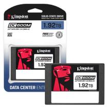 SSD 1.92TB Servidor Kingston DC600M SATA III 6Gbps SFF Enterprise Série Para Servidores e Data Centers