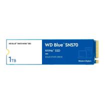 SSD 1 TB WD Blue SN570, M.2 2280, NVMe, Leitura: 3.500MB/s e Gravação: 3.000MB/s, Azul - WDS100T3B0C