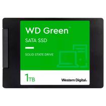 SSD 1 TB WD Green, SATA III, Leitura: 545MB/s e Gravação: 550MB/s - WDS100T3G0A