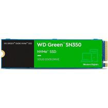 SSD 1 TB WD Green SN350, M.2 2280, PCIe, NVMe, Leitura: 3200MB/s e Gravação: 2500MB/s, WDS100T3G0C