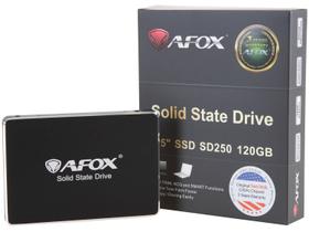SSD 120GB AFOX SD250-120GN SATA III - Leitura 500MB/s e Gravação 440MB/s