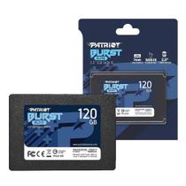 SSD 120GB Patriot Burst Elite 2.5 Pol SATA III 6GBs Leitura 450MBs E Gravação 320MBs PBE120GS25SSDR