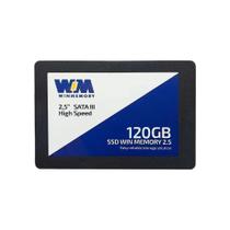 SSD 120GB SATA3 Winmemory, Leitura/Gravação 520/420 MB/s, HSSSDC100/C120G