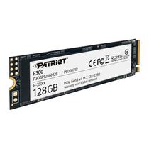 SSD 128 GB Patriot P300, M.2 NVMe 2280, Leitura: 1700MB/S e