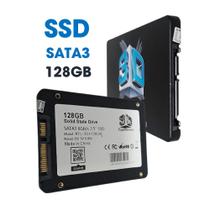 SSD 128GB de Armazenamento compatível para PC ou Notebook com Conexão Sata