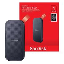 SSD 1TB Externo Portátil SanDisk USB 3.2 Gen 2x2 Leitura 520MBs Preto e Laranja