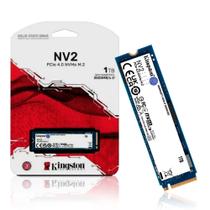 Ssd 1tb M.2 NVMe PCIe 4 3500mb/s Leit - 2100mb/s Grav NV2 SNV2S/1000G Kingston