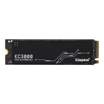 SSD 2 TB Kingston KC3000, M.2 2280 PCIe, NVMe, Leitura: 7000MB/s e Gravação: 7000MB/s - SKC3000D/2048G