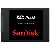SSD 2 TB SanDisk Plus, SATA, Leitura: 545MB/s e Gravação: 450MB/s, Preto - SDSSDA-2T00-G26