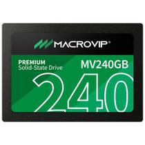 SSD 240GB 2.5 polegadas SATA 3 Macrovip MV240GB Leitura 520Mbs e Gravação 450Mbs
