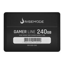 SSD 240GB Rise Mode Gamer Line - SATA - Leitura 530MB/s - Gravação 520MB/s - RM-SSD-240