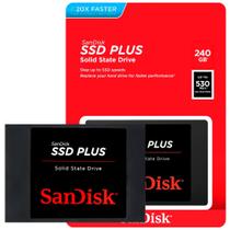 SSD 240GB SanDisk G26 Plus 2.5" SATA III Leitura 530Mb/s Gravação 440Mb/s - SDSSDA-240G-G26