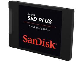 SSD 240GB SanDisk SATA 3 2,5” - Leitura 530MB/s e Gravação 440MB/s Plus