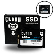 SSD 240gb Sata 3.0 Disco Sólido Interno Clanm Preto