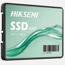 SSD 240GB SATA3 Hiksemi Wave, Leitura/Gravação 530/400 MB/s, HS-SSD-WAVE(S) 240G