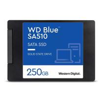 SSD 250 GB WD Blue, SATA, Leitura: 555MB/s e Gravação: 440MB/s - WDS250G3B0A
