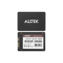 SSD 256GB Alltek ATKSSDS - Formato 2.5 SATA III 550MB de Leitura e 500MB de Gravação SSD 256GB Alltek ATKSSDS - Formato 2.5 SATA III 550MB de Leitura e 500MB de Gravação