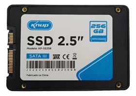 SSD 256GB Knup KPSS256 Sata III 2,5 Para Notebook e PC