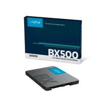 SSD 2tb BX500 SATA 3 2.5" 540mb/s Leit - 500bm/s Grav