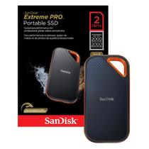 SSD 2TB Externo Portátil SanDisk Extreme PRO USB 3.2 Gen 2x2 Leitura 2000MBs Gravação 2000MBs Preto e Laranja SSD 2TB Externo Portátil SanDisk Extreme PRO USB 3.2 Gen 2x2 Leitura 2000MBs Gravação 2000MBs Preto e Laranja