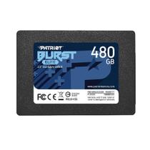 SSD 480 GB Patriot Burst Elite, 2.5", SATA III, Leitura: 450MB/s e Gravação: 320MB/s - PBE480GS25SSD