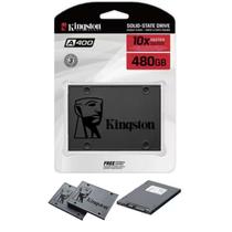 SSD 480GB Kingston Original A400, SATA III, 2.5, Leitura 500MBs, Gravação 450MBs, Preto SA400S37480G Notebook, PC e Jogos Console