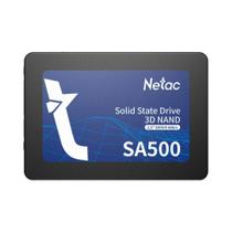 SSD 480GB Netac 2.5 SATA III 3D NAND SA500 Até 520/450MB/s - NT01SA500-480 S3X