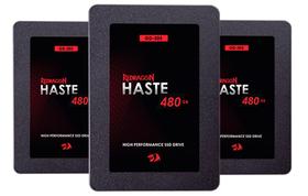 SSD 480GB Redragon Haste GD-393, 2,5", velocidade leitura 550 MB/s - HIGH Performance