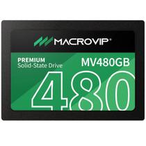 SSD 480GB SATA3 Macrovip 2.5 Polegadas MV480GB Leitura até 520MBs e Gravação até 450MBs