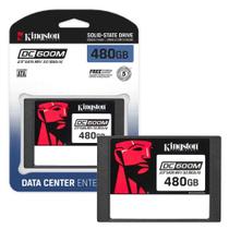 SSD 480GB Servidor Kingston DC600M SATA III 6Gbps SFF 2,5 Enterprise Para Servidores e Data Centers