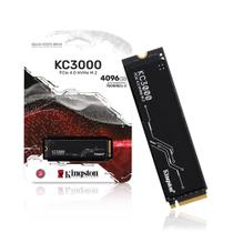 Ssd 4Tb M.2 NVMe PCIe 4.0 7000mb/s Leit - 7000mb/s Grav SKC3000D/4096G Kingston