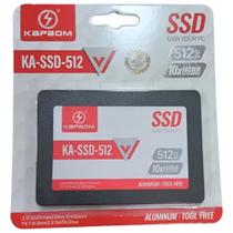SSD 512GB Kapbom SATA III 2.5 Interno KASSD512 Alta Velocidade SSD 512GB Kapbom SATA III 2.5 Interno KASSD512 Alta Velocidade