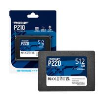 SSD 512GB Patriot P210, 2.5" Sata III 6Gb/s, Leitura 520MB/s, Gravação 430MB/s - P210S512G25