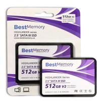 SSD 512GB SATA III 2.5" 550MB/s Best Memory Highlander V2