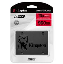 SSD 960 GB Kingston A400, SATA, Leitura: 500MB/s e Gravação: 450MB/s - SA400S37/960G