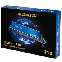 SSD ADATA 1TB M.2 Legend 710 NVMe 2280 PCIe Gen3 x4 Azul SSD ADATA 1TB M.2 Legend 710 NVMe 2280 PCIe Gen3 x4 Azul