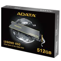 SSD ADATA M.2 512GB Legend 850 NVMe - ALEG-850-512GCS