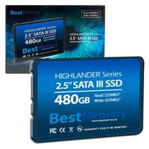 SSD Best Memory, 480GB, SATA 3, Leitura: 535MB/s E Gravação: 435MB/s