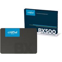 SSD BX500 Crucial 240GB 2,5" SATA III 6Gb/s, 3D NAND, Leitura 540MB/s Gravação 500MB/s, CT240BX500SSD1 SSD BX500 Crucial 240GB 2,5" SATA III 6Gb/s, 3D NAND, Leitura 540MB/s Gravação 500MB/s, CT240BX500SSD1