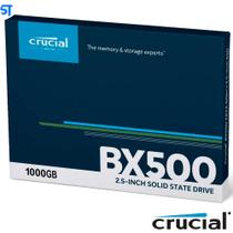 Ssd Crucial Bx500 1tb Sata Leitura E Gravação 540mb/s - 500mb/s Ct1000bx500ssd1 Ssd Crucial Bx500 1tb Sata Leitura E Gravação 540mb/s - 500mb/s Ct1000bx500ssd1