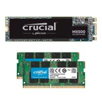 SSD Crucial MX500 500GB M.2 SATA 6Gb/s + 16GB DDR4 2666MHz