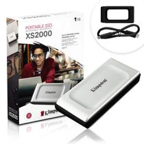 SSD Externo 1TB Portátil Kingston XS2000 USB 3.2 Leitura 2000MBS Gravação 2000 MBs