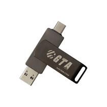 Ssd Externo 256gb 400mb/s Leit - 400mb/s Grav USB3.0/TipoC SSDPT256GBDUAL GTA Tech