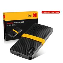SSD Externo KODAK X200 De 1TB 512GB 256GB USB3.1 Mini Disco Rígido Portátil Para Laptops Smartphone