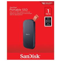 SSD Externo Portátil 1TB SanDisk (SDSSDE30-1T00-G26) Preto