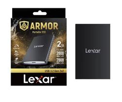 Ssd Externo Portátil Lexar Armor De 2 Tb - Preto- 2000 Mb/s Ssd Externo Portátil Lexar Armor De 2 Tb - Preto- 2000 Mb/s